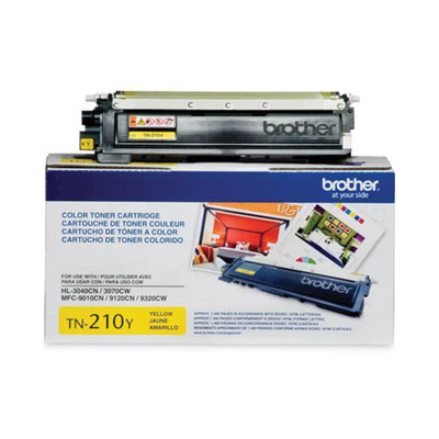 Tn210y Toner, 1,400 Page-yield, Yellow