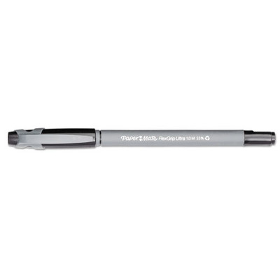 Flexgrip Ultra Ballpoint Pen, Stick, Medium 1 Mm, Black Ink, Gray Barrel, Dozen Flexgrip Ultra Ballpoint Pen, Stick, Medium 1 Mm, Black Ink, Gray Barrel, Dozen