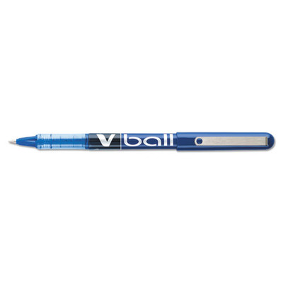 Vball Liquid Ink Roller Ball Pen, Stick, Extra-fine 0.5 Mm, Blue Ink, Blue Barrel, Dozen Vball Liquid Ink Roller Ball Pen, Stick, Extra-fine 0.5 Mm, Blue Ink, Blue Barrel, Dozen