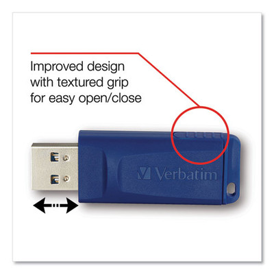 Classic Usb 2.0 Flash Drive, 64 Gb, Blue Classic Usb 2.0 Flash Drive, 64 Gb, Blue