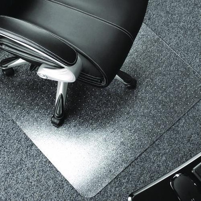 Cleartex Ultimat Polycarbonate Chair Mat For Low/medium Pile Carpet, 48 X 60, Clear