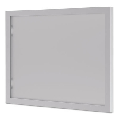 Bl Series Hutch Doors, Glass, 13.25w X 17.38h, Silver/frosted