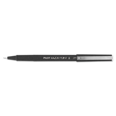 Razor Point Ii Super Fine Line Porous Point Pen, Stick, Extra-fine 0.2 Mm, Black Ink, Black Barrel, Dozen Razor Point Ii Super Fine Line Porous Point Pen, Stick, Extra-fine 0.2 Mm, Black Ink, Black Barrel, Dozen