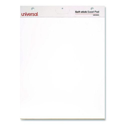 Universal Self-stick Easel Pad, Unruled, 30 White 25 X 30 Sheets, 2/carton