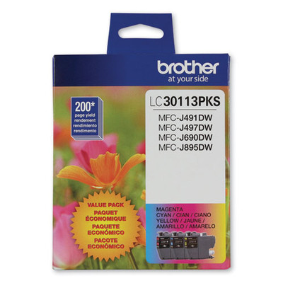 Lc3011 Ink, 200 Page-yield, Cyan/magenta/yellow Lc3011 Ink, 200 Page-yield, Cyan/magenta/yellow