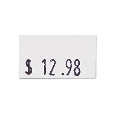 Pricemarker Labels, 0.44 X 0.81, White, 1,200/roll, 3 Rolls/box