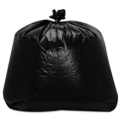 Low-density Can Liners, 56 Gal, 1.6 Mil, 43" X 47", Black, 100/carton Low-density Can Liners, 56 Gal, 1.6 Mil, 43" X 47", Black, 100/carton