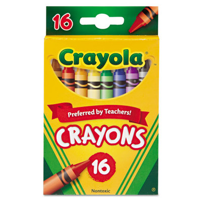 Classic Color Crayons, Peggable Retail Pack, 16 Colors/pack Classic Color Crayons, Peggable Retail Pack, 16 Colors/pack
