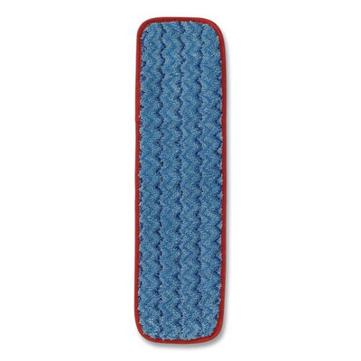 Microfiber Wet Mopping Pad, 18 1/2" X 5 1/2" X 1/2", Red