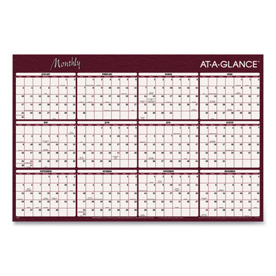 Reversible Horizontal Erasable Wall Planner, 48 X 32, Assorted Sheet Colors, 12-month (jan To Dec): 2022 Reversible Horizontal Erasable Wall Planner, 48 X 32, Assorted Sheet Colors, 12-month (jan To Dec): 2022