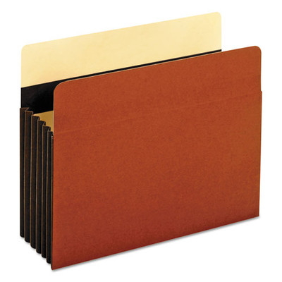 Heavy-duty File Pockets, 5.25" Expansion, Letter Size, Redrope, 10/box - VISPFXC1535GHD