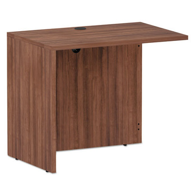 Alera Valencia Series Reversible Return/bridge Shell, 35w X 23.63d X 29.5h, Modern Walnut Alera Valencia Series Reversible Return/bridge Shell, 35w X 23.63d X 29.5h, Modern Walnut