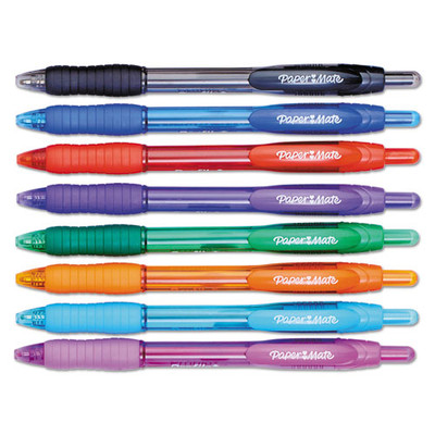 Profile Ballpoint Pen, Retractable, Bold 1.4 Mm, Assorted Ink And Barrel Colors, 8/pack Profile Ballpoint Pen, Retractable, Bold 1.4 Mm, Assorted Ink And Barrel Colors, 8/pack