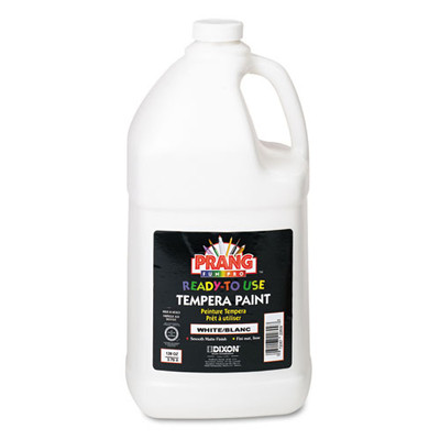 Ready-to-use Tempera Paint, White, 1 Gal Bottle Ready-to-use Tempera Paint, White, 1 Gal Bottle