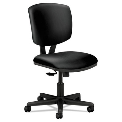 Volt Series Leather Task Chair With Synchro-tilt, Supports Up To 250 Lb, 18" To 22.25" Seat Height, Black Volt Series Leather Task Chair With Synchro-tilt, Supports Up To 250 Lb, 18" To 22.25" Seat Height, Black