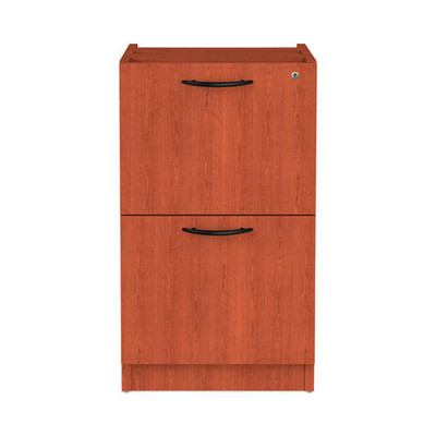 Alera Valencia Series Full Pedestal File, Left/right, 2 Legal/letter-size File Drawers, Medium Cherry, 15.63" X 20.5" X 28.5"