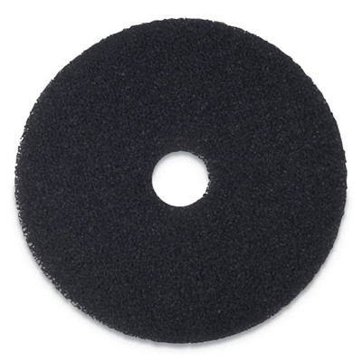 Stripping Floor Pads, 13" Diameter, Black, 5/carton Stripping Floor Pads, 13" Diameter, Black, 5/carton
