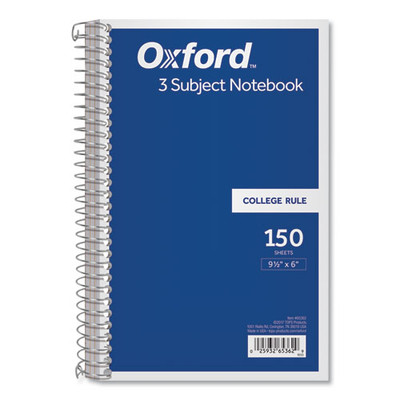 Coil-lock Wirebound Notebooks, 3 Subject, Medium/college Rule, Randomly Assorted Covers, 9.5 X 6, 150 Sheets Coil-lock Wirebound Notebooks, 3 Subject, Medium/college Rule, Randomly Assorted Covers, 9.5 X 6, 150 Sheets