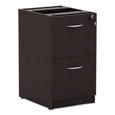 Alera Valencia Series Full Pedestal File, Left Or Right, 2 Legal/letter-size File Drawers, Espresso, 15.63" X 20.5" X 28.5" Alera Valencia Series Full Pedestal File, Left Or Right, 2 Legal/letter-size File Drawers, Espresso, 15.63" X 20.5" X 28.5"