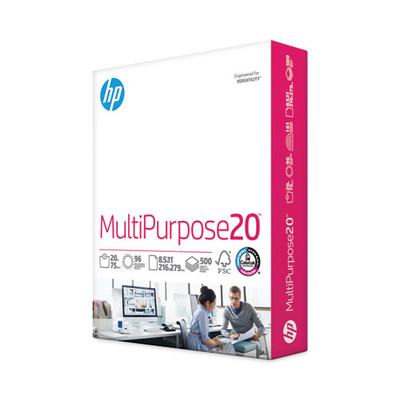 Multipurpose20 Paper, 96 Bright, 20lb, 8.5 X 11, White, 500/ream