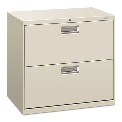 Brigade 600 Series Lateral File, 2 Legal/letter-size File Drawers, Light Gray, 30" X 18" X 28" Brigade 600 Series Lateral File, 2 Legal/letter-size File Drawers, Light Gray, 30" X 18" X 28"