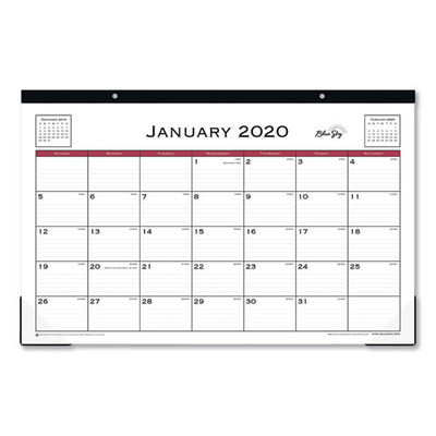 Enterprise Desk Pad, Geometric Artwork, 17 X 11, White/gray Sheets, Black Binding, Clear Corners, 12-month (jan-dec): 2022 Enterprise Desk Pad, Geometric Artwork, 17 X 11, White/gray Sheets, Black Binding, Clear Corners, 12-month (jan-dec): 2022