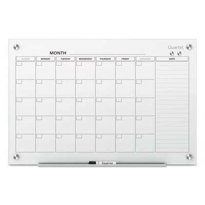 Infinity Magnetic Glass Calendar Board, 48 X 36