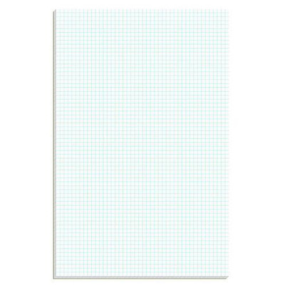 Quadrille Pads, Quadrille Rule (4 Sq/in), 50 White (standard 15 Lb) 11 X 17 Sheets