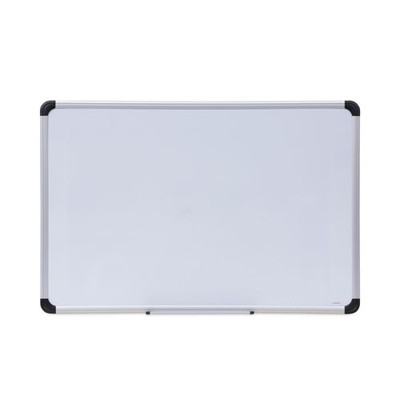 Magnetic Steel Dry Erase Board, 36 X 24, White, Aluminum Frame