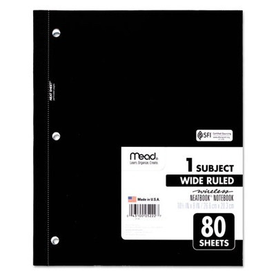 Wireless Neatbook Notebook, 1 Subject, Wide/legal Rule, Randomly Assorted Covers, 10.5 X 8, 80 Sheets