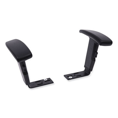 Alera Height Adjustable T-arms, Interval And Essentia Series Chairs/stools, Black