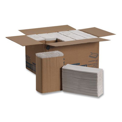 Pacific Blue Basic C-fold Paper Towels, 10.1 X 13.2, White, 240/pack, 10 Packs/carton