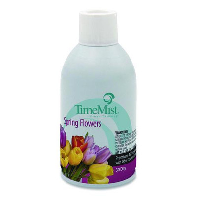 Premium Metered Air Freshener Refill, Spring Flowers, 6.6 Oz Aerosol Spray