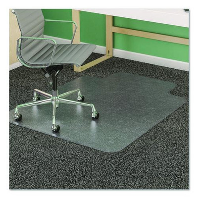 Supermat Frequent Use Chair Mat, Med Pile Carpet, Roll, 36 X 48, Lipped, Clear