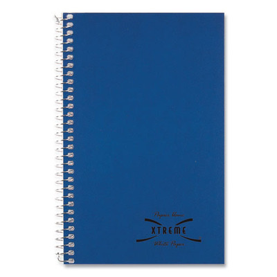 Single-subject Wirebound Notebooks, 1 Subject, Medium/college Rule, Kolor Kraft Blue Front Cover, 7.75 X 5, 80 Sheets