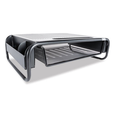 Metal Art Organizer 5 Monitor, 18" X 11.8" X 5.1", Black, Supports 30 Lbs Metal Art Organizer 5 Monitor, 18" X 11.8" X 5.1", Black, Supports 30 Lbs