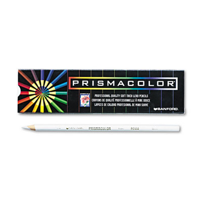 Premier Colored Pencil, 3 Mm, 2b (#1), White Lead, White Barrel, Dozen Premier Colored Pencil, 3 Mm, 2b (#1), White Lead, White Barrel, Dozen