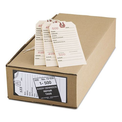 Repair Tags, 5 1/4 X 2 5/8, Manila, 500/box