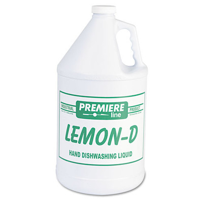 Lemon-d Dishwashing Liquid, Lemon, 1 Gal, Bottle, 4/carton Lemon-d Dishwashing Liquid, Lemon, 1 Gal, Bottle, 4/carton