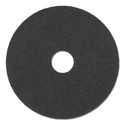 High Performance Stripping Floor Pads, 17" Diameter, Black, 5/carton High Performance Stripping Floor Pads, 17" Diameter, Black, 5/carton