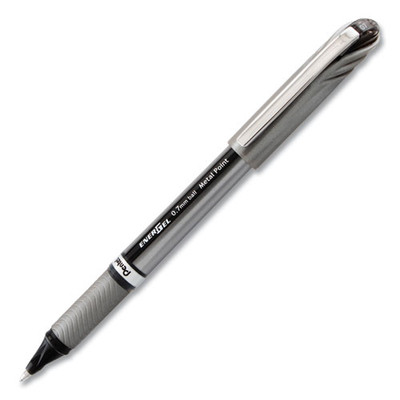 Energel Nv Gel Pen, Stick, Medium 0.7 Mm, Black Ink, Gray Barrel, Dozen Energel Nv Gel Pen, Stick, Medium 0.7 Mm, Black Ink, Gray Barrel, Dozen
