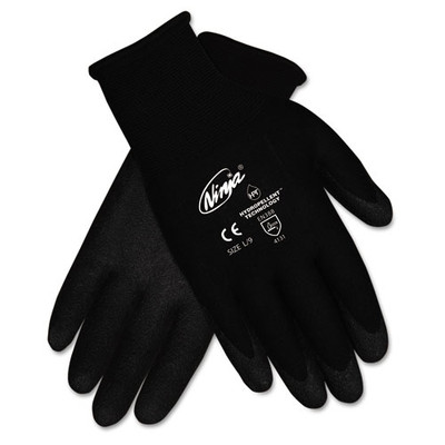 Ninja Hpt Pvc Coated Nylon Gloves, Medium, Black, Pair Ninja Hpt Pvc Coated Nylon Gloves, Medium, Black, Pair