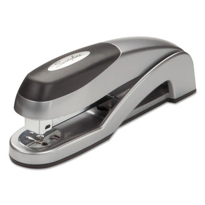 Optima Full Strip Desk Stapler, 25-sheet Capacity, Silver Optima Full Strip Desk Stapler, 25-sheet Capacity, Silver