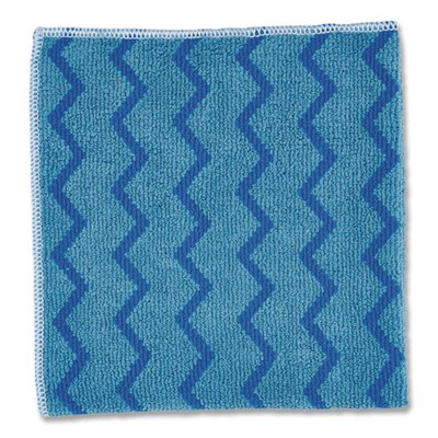 Hygen Microfiber Cleaning Cloths, 16 X 16, Blue, 12/carton