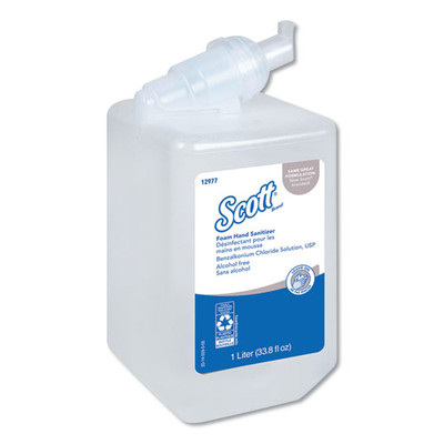 Essential Alcohol-free Foam Hand Sanitizer, 1,000 Ml Cassette, Unscented, 6/carton Essential Alcohol-free Foam Hand Sanitizer, 1,000 Ml Cassette, Unscented, 6/carton