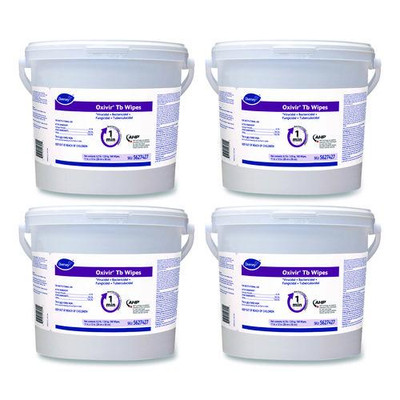 Oxivir Tb Disinfectant Wipes, 11 X 12, White, 160/bucket, 4 Buckets/carton