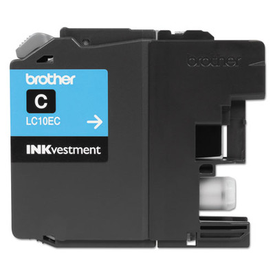 Lc10ec Inkvestment Super High-yield Ink, 1,200 Page-yield, Cyan