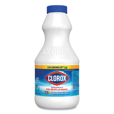 Regular Bleach With Cloromax Technology, 24 Oz Bottle, 12/carton Regular Bleach With Cloromax Technology, 24 Oz Bottle, 12/carton