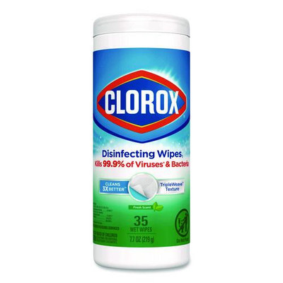 Disinfecting Wipes, 7 X 8, Fresh Scent, 35/canister