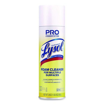 Disinfectant Foam Cleaner, 24 Oz Aerosol Spray
